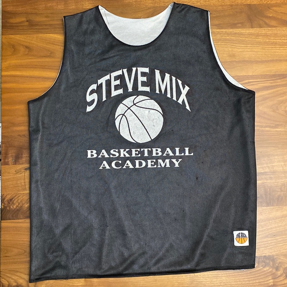 Vintage Steve Mix Basketball Academy Reversible Jersey 2-in-1 Throwback